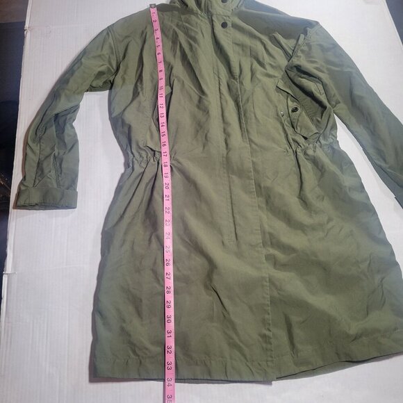 Everlane Women's The City Anorak Hooded Jacket Surplus Olive Green Size S - Picture 11 of 16